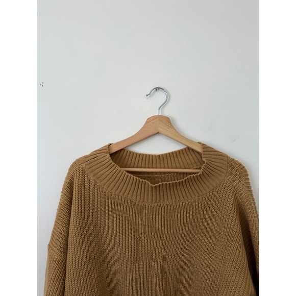 Women's Chunky Knit Sweater – Brown – Size Medium – NWOT - Picture 2 of 4